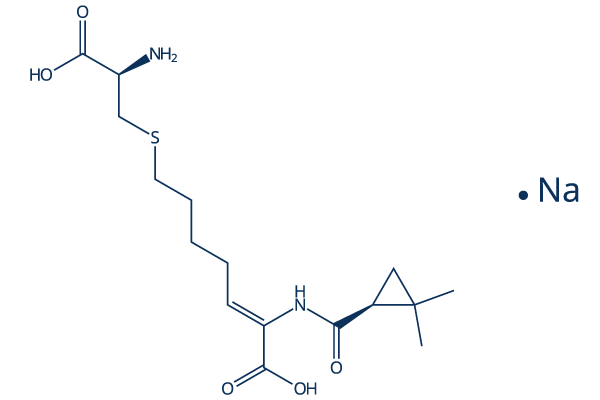 Cilastatin sodium Chemical Structure