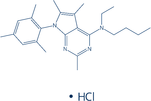 Antalarmin hydrochloride Chemical Structure