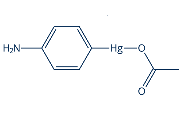 p-Aminophenylmercuric acetate Chemical Structure