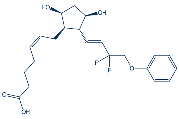 Tafluprost acid Chemical Structure