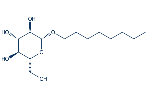 n-Octyl β-D-glucopyranoside Chemical Structure