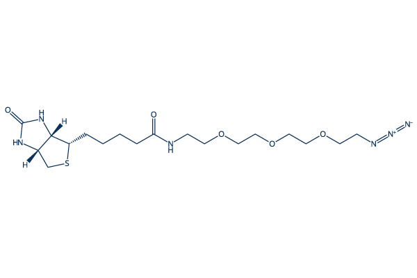 Biotin-PEG3-azide Chemical Structure
