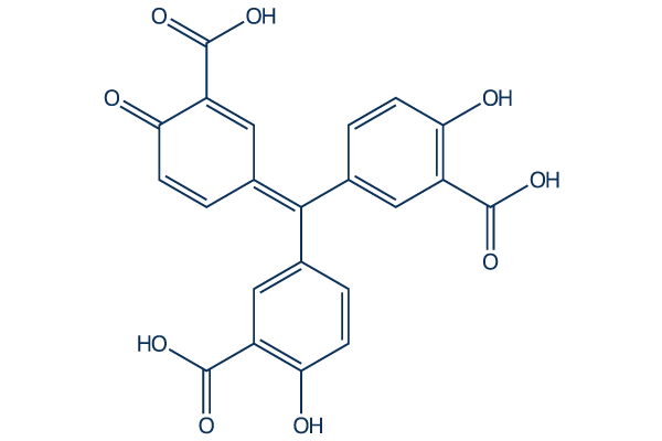 Aurintricarboxylic acid Chemical Structure