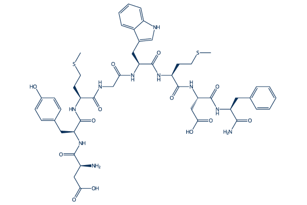 Cholecystokinin Octapeptide, desulfated Chemical Structure