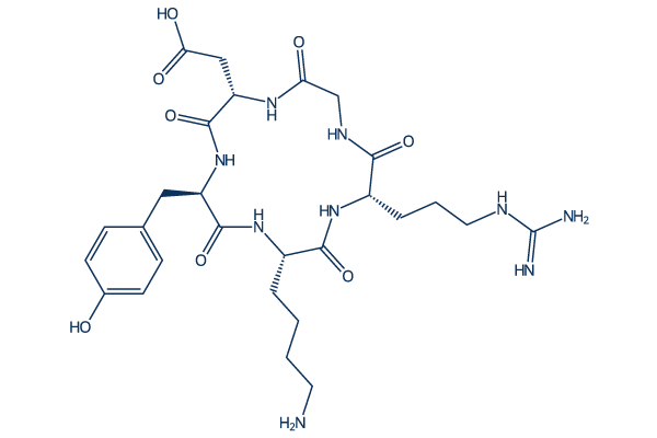Cyclo(RGDyK) Chemical Structure