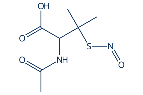 S-Nitroso-N-acetyl-DL-penicillamine Chemical Structure