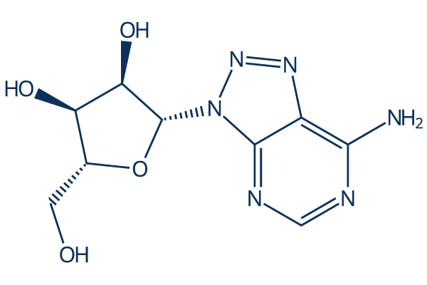 8-Azaadenosine Chemical Structure