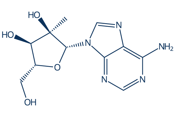 2'-C-Methyladenosine Chemical Structure
