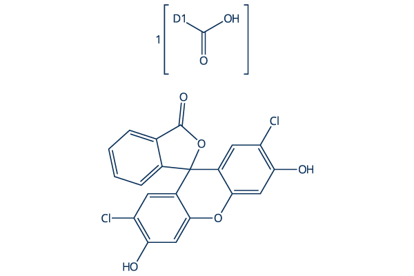 5(6)-Carboxy-2',7'-dichlorofluorescein Chemical Structure