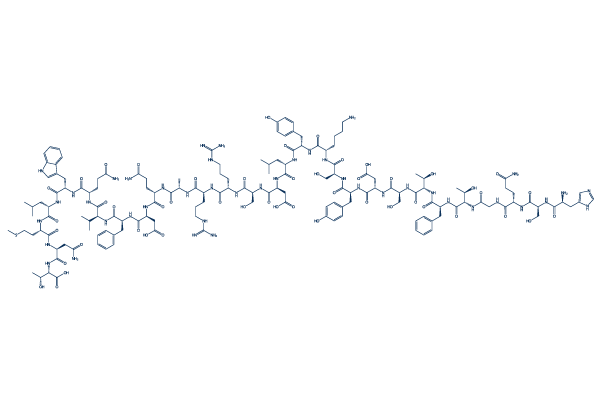 Glucagon (1-29), bovine, human Chemical Structure