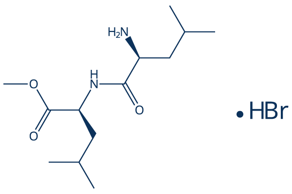 L-Leucyl-L-Leucine methyl ester hydrobromide Chemical Structure