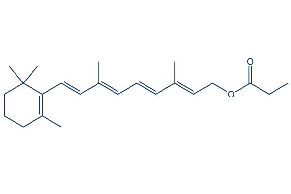 Retinyl propionate Chemical Structure