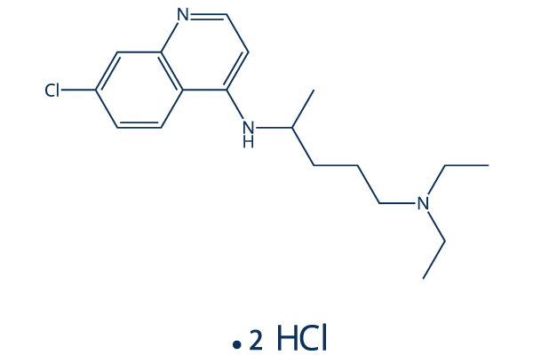 Chloroquine dihydrochloride Chemical Structure