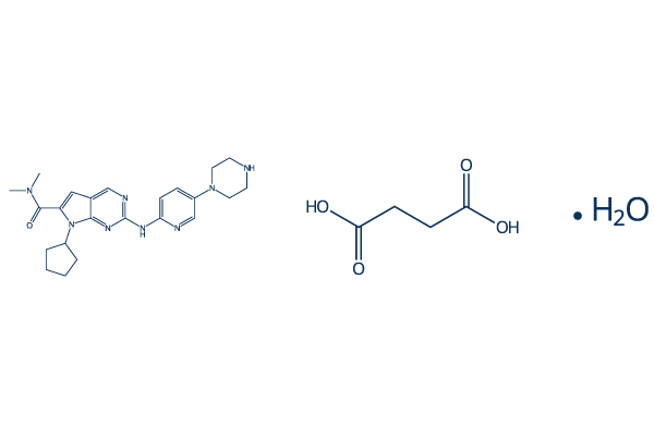 Ribociclib succinate hydrate Chemical Structure