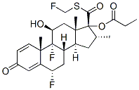 Fluticasone propionate  Chemical Structure