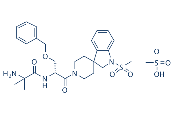 Ibutamoren mesylate Chemical Structure