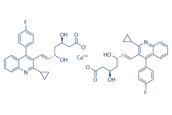 Pitavastatin (NK-104) calcium Chemical Structure