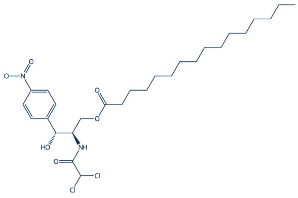 Chloramphenicol Palmitate Chemical Structure