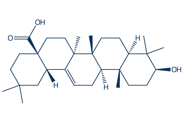 Oleanolic Acid Chemical Structure