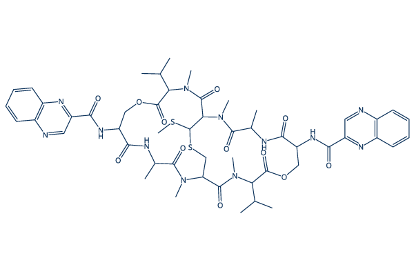 Echinomycin (Quinomycin A) Chemical Structure