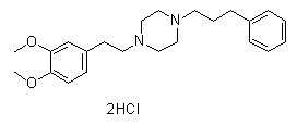 Cutamesine Dihydrochloride Chemical Structure