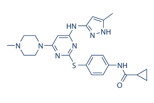Tozasertib (VX-680, MK-0457) Chemical Structure