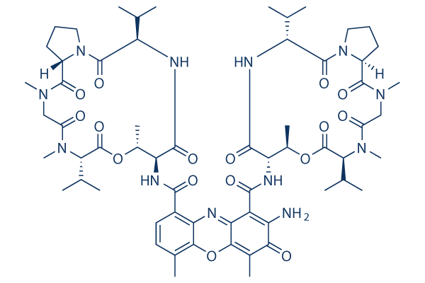 Actinomycin D (Dactinomycin) Chemical Structure