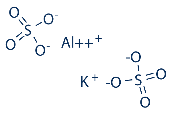 Aluminum potassium sulfate Chemical Structure