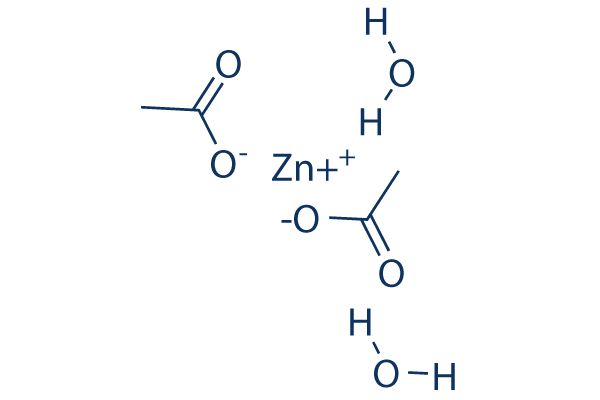Zinc acetate dihydrate Chemical Structure