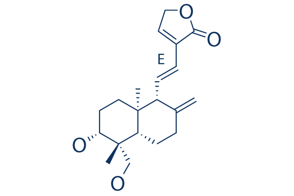 14-Deoxy-11,12-didehydroandrographolide Chemical Structure