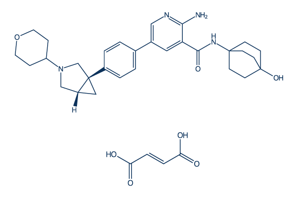 Zilurgisertib fumarate Chemical Structure