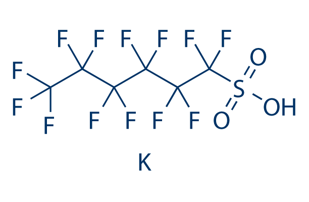 Tridecafluorohexane-1-sulfonic acid potassium salt Chemical Structure