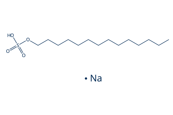 Sodium tetradecyl sulfate Chemical Structure