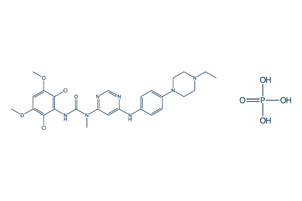 Infigratinib Phosphate Chemical Structure