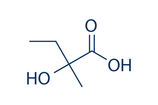 2-Hydroxy-2-methylbutanoic acid Chemical Structure