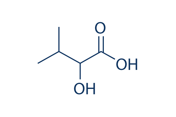 2-Hydroxy-3-methylbutanoic acid Chemical Structure