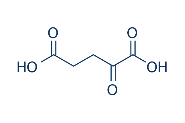 2-Ketoglutaric acid (alpha-ketoglutarate) Chemical Structure