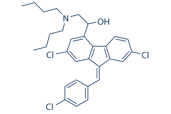 Lumefantrine Chemical Structure