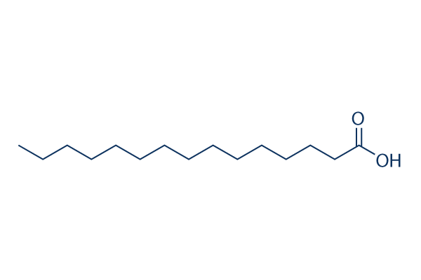 Pentadecanoic acid Chemical Structure