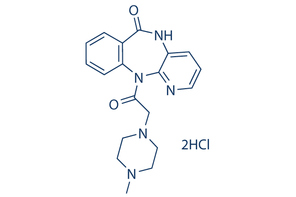 Pirenzepine dihydrochloride Chemical Structure