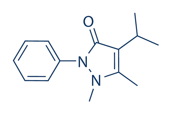 Propyphenazone (4-Isopropylantipyrine) Chemical Structure