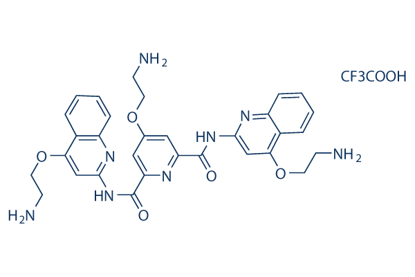 Pyridostatin Trifluoroacetate Salt Chemical Structure