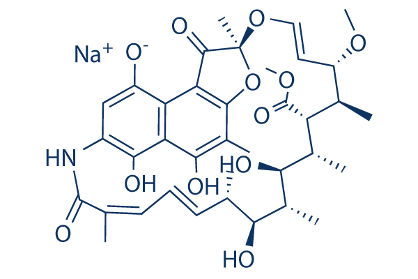 Rifamycin sodium salt Chemical Structure