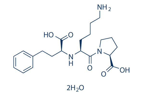 Lisinopril dihydrate Chemical Structure