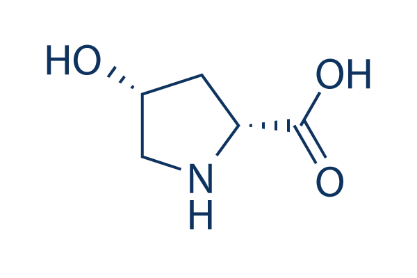 cis-4-Hydroxy-D-proline Chemical Structure