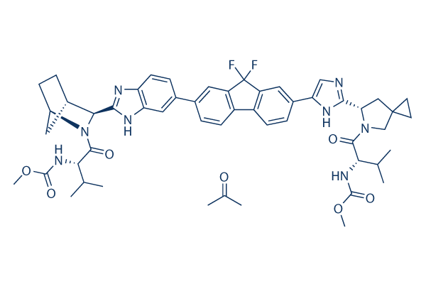 Ledipasvir acetone Chemical Structure