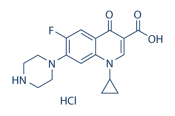 Ciprofloxacin (CPX) hydrochloride Chemical Structure