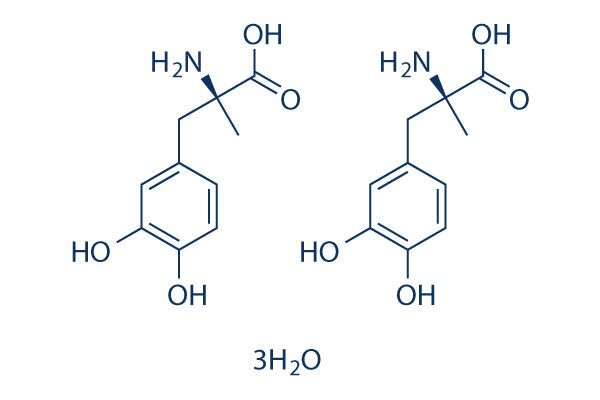 L-(-)-α-Methyldopa hydrate Chemical Structure