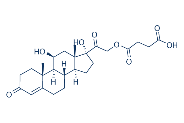 Hydrocortisone hemisuccinate Chemical Structure
