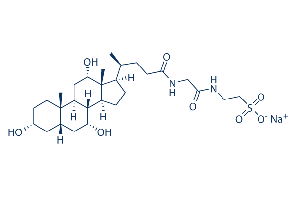 Sodium tauroglycocholate Chemical Structure